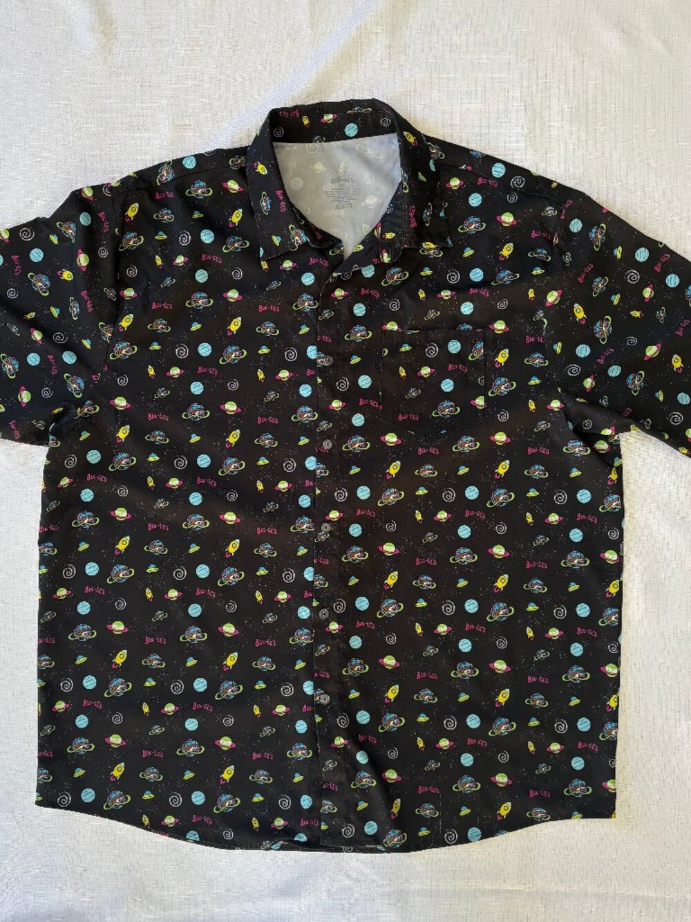 BUC EES Mens Space Camper Beaver Short Sleeve Shirt